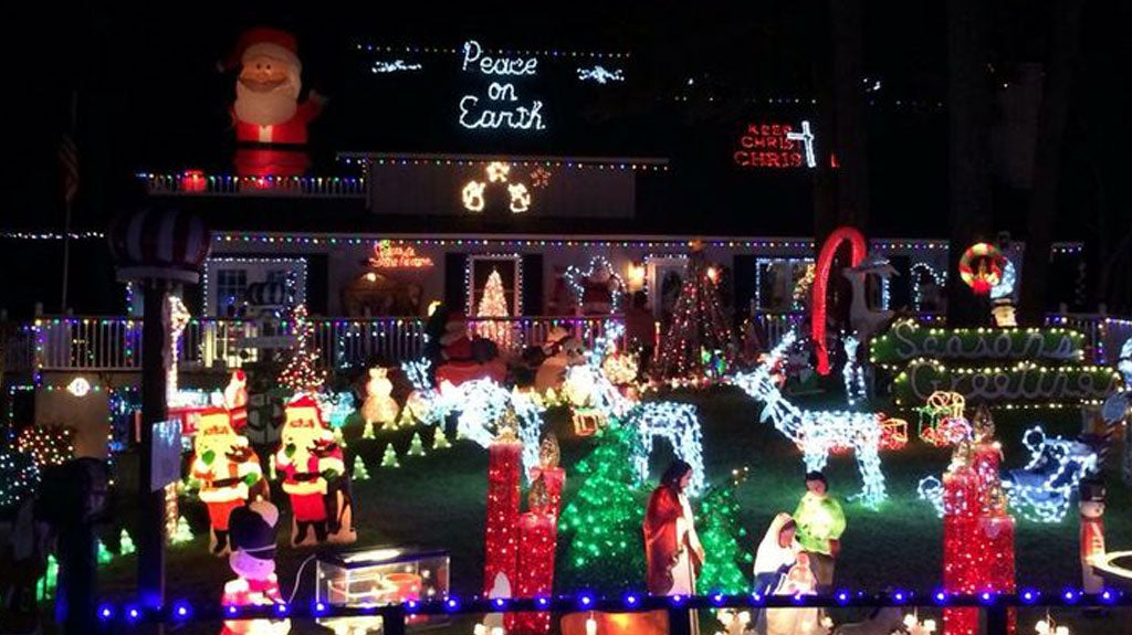 The Dazzling Outer Banks Christmas House OBX Stuff