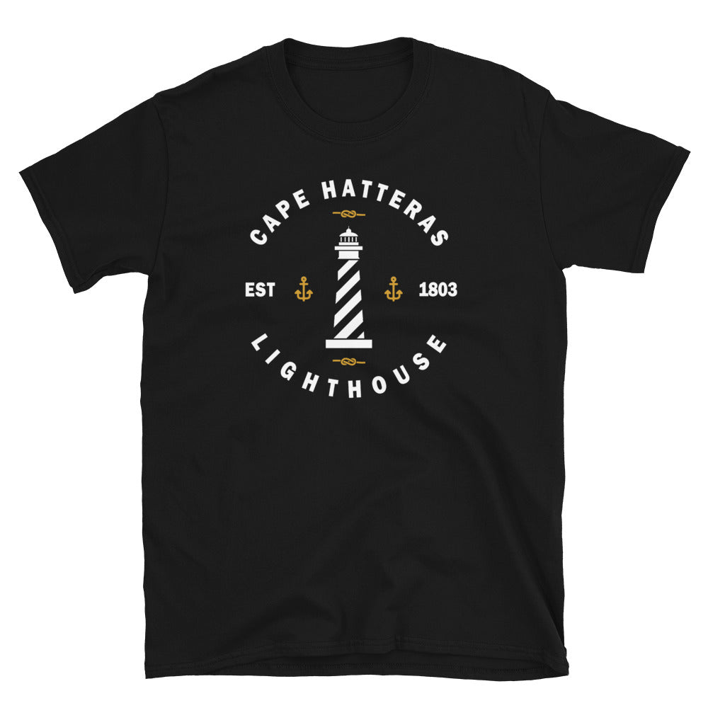 Cape Hatteras Lighthouse Emblem T Shirt
