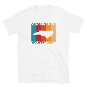 Outer Banks Map Cutout T Shirt