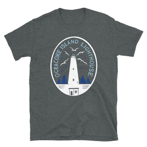 Ocracoke Island Lighthouse Emblem T Shirt