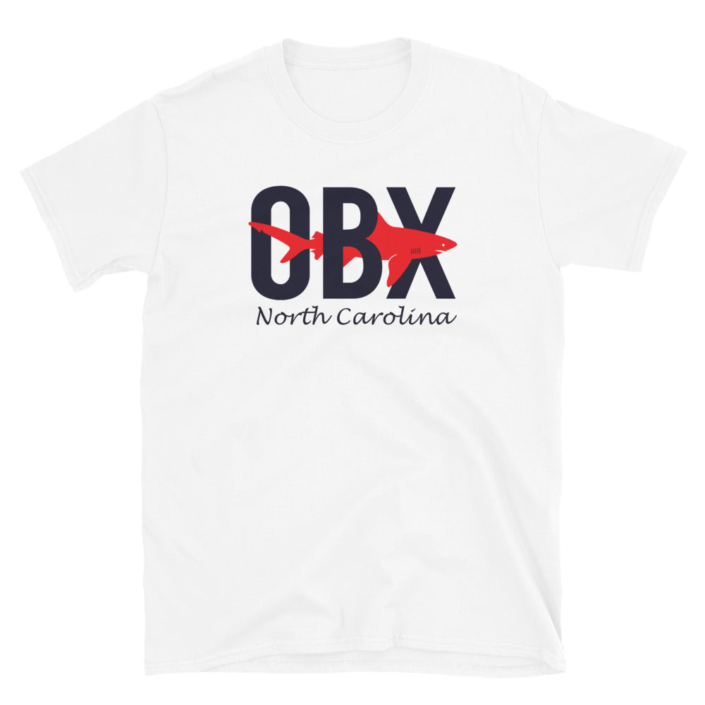 Outer Banks Of North Carolina T Shirt Obx Shark
